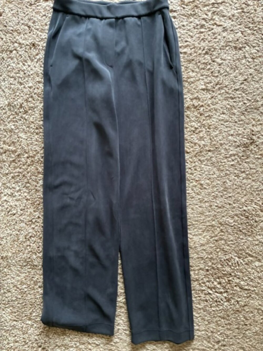 Lululemon Softstreme Pintuck Mid-Rise Pant Regular Black W5GD3S Small/Petite